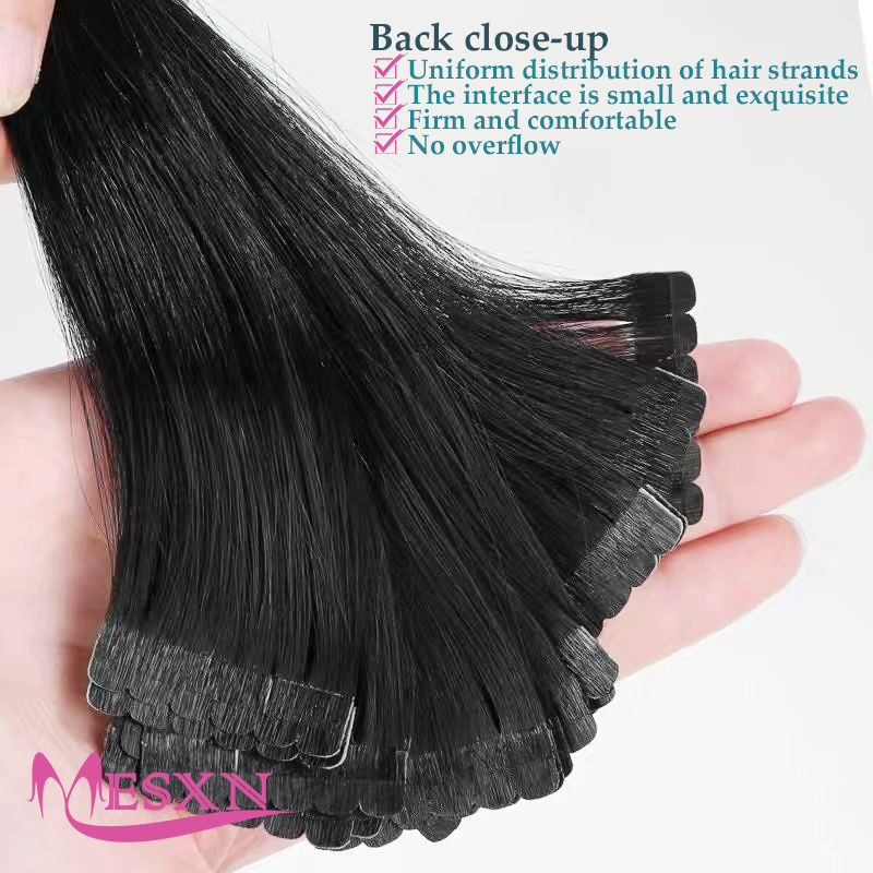 Mini Tape In Human Hair Extens - огляд і ціна Invisible Tape In Extensions Real Hair