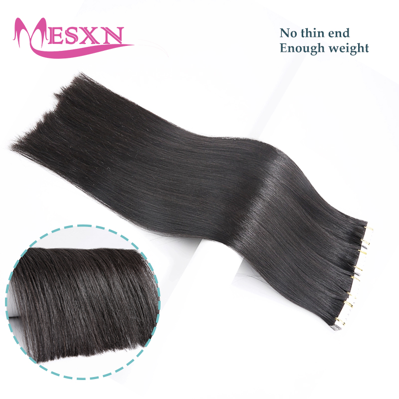 Mini Tape In Human Hair Extens - огляд і ціна Invisible Tape In Extensions Real Hair