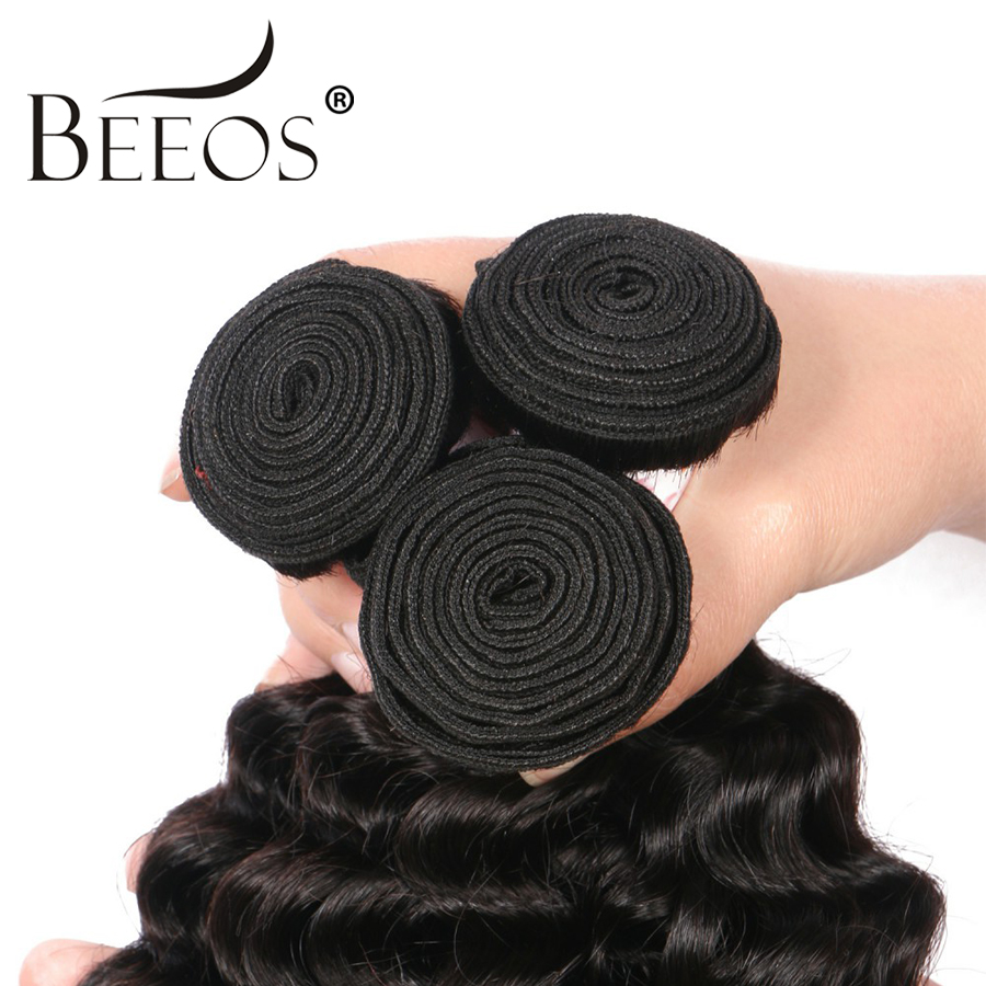 BEEOS Natural Deep Wave Bundle - огляд і ціна Deep Wave 3 Bundles With Closure