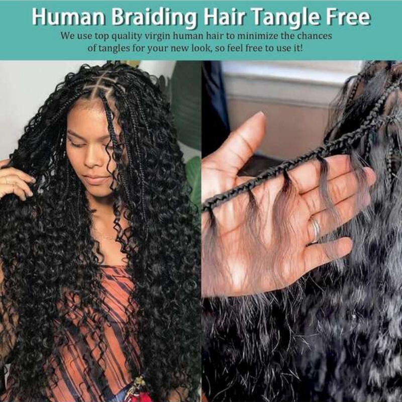 2 Bundles Water Wave Bulk Huma - огляд і ціна Water Wave Bulk Human Hair For Braiding