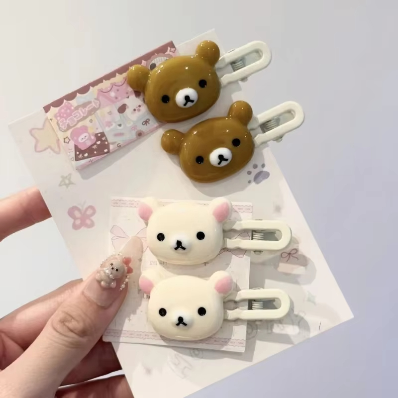 Cute Bear Hairpins Set Preppy  - огляд і ціна Hair Clips