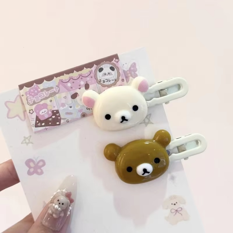 Cute Bear Hairpins Set Preppy  - огляд і ціна Hair Clips