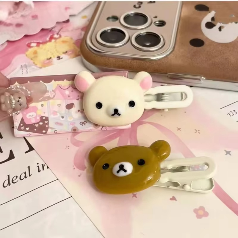 Cute Bear Hairpins Set Preppy  - огляд і ціна Hair Clips