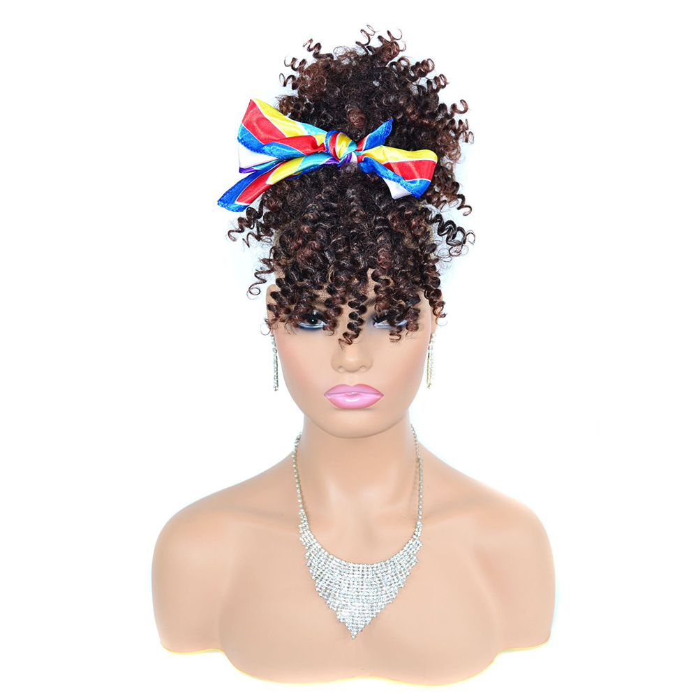 Drawstring Afro Kinky Curly Pu - огляд і ціна Drawstring Afro Curly Puff Ponytail