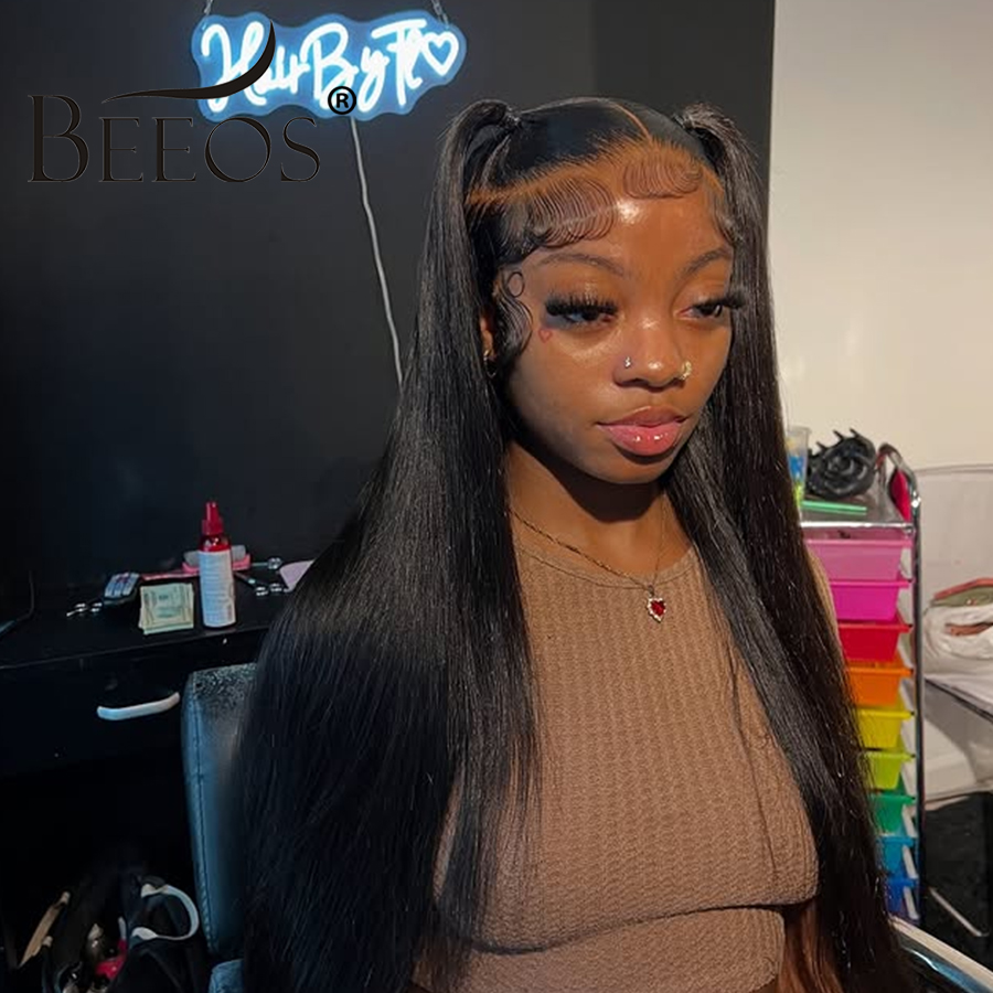 250% 13x4 HD Transparent Lace  - огляд і ціна Hd Lace Frontal Wig Human Hair Pre Plucked