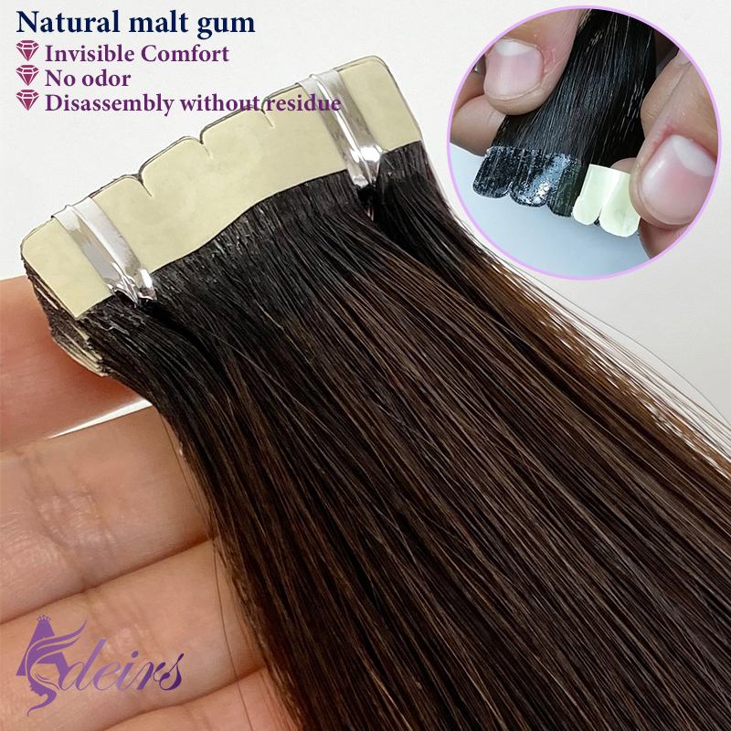 ADEIRS Mini Tape in Hair Exten - огляд і ціна Invisible Tape In Extensions Real Hair