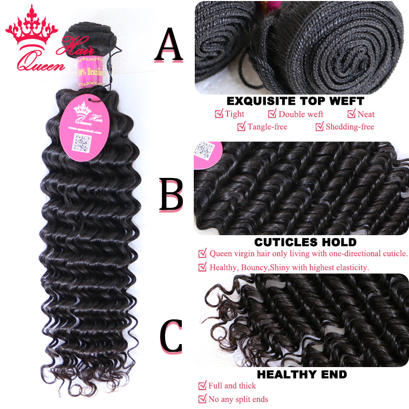 Top Quality Hair Bundles With  - огляд і ціна Deep Wave 3 Bundles With Closure