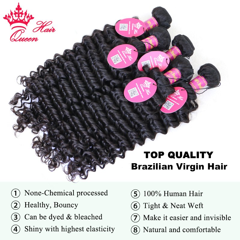 Top Quality Hair Bundles With  - огляд і ціна Deep Wave 3 Bundles With Closure
