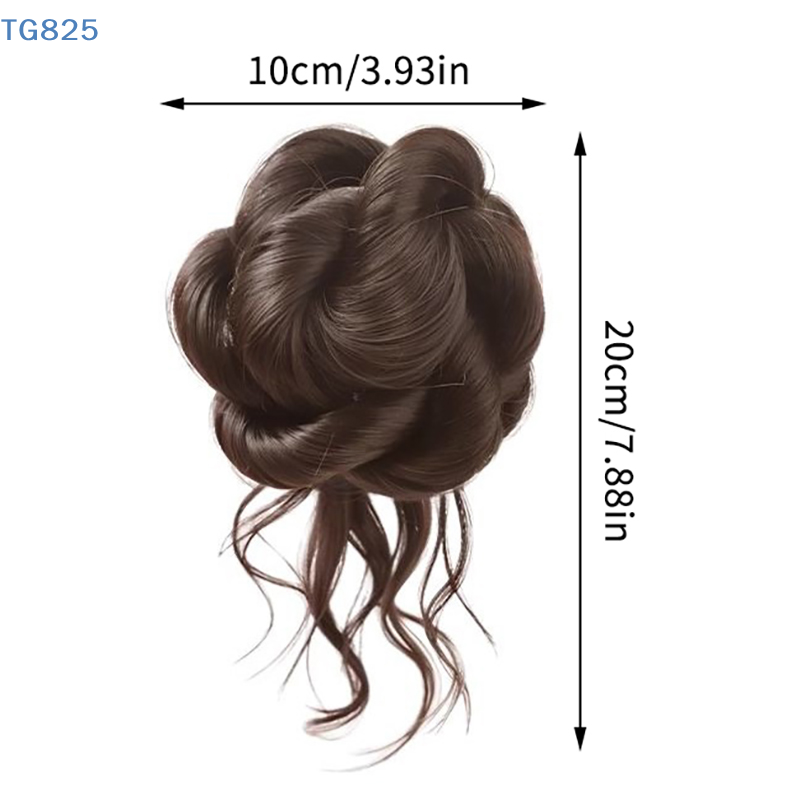 【AN】【AN】New Synthetic Hair Bun - огляд і ціна Claw Clip Messy Bun Hair Piece