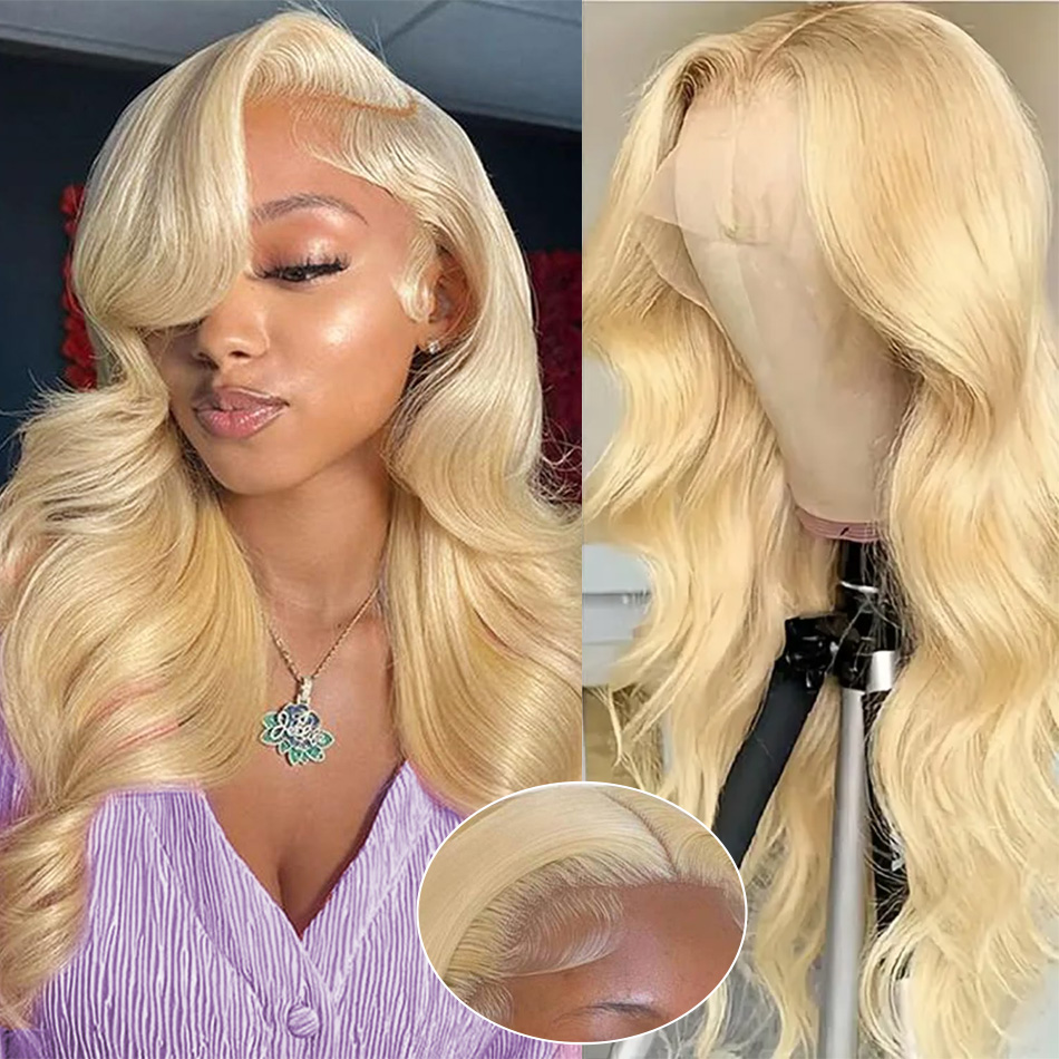 613 Hd Lace Frontal Wig 13x6 B - огляд і ціна 613 Blonde Body Wave Lace Front Wig
