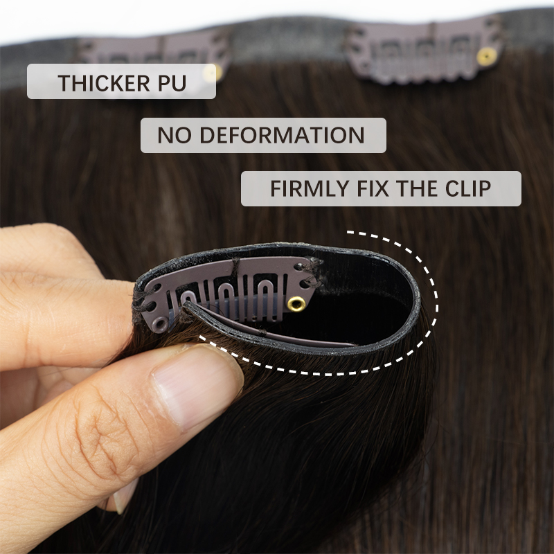 Invisible Thick PU Clip In Hum - огляд і ціна Invisible Tape In Extensions Real Hair