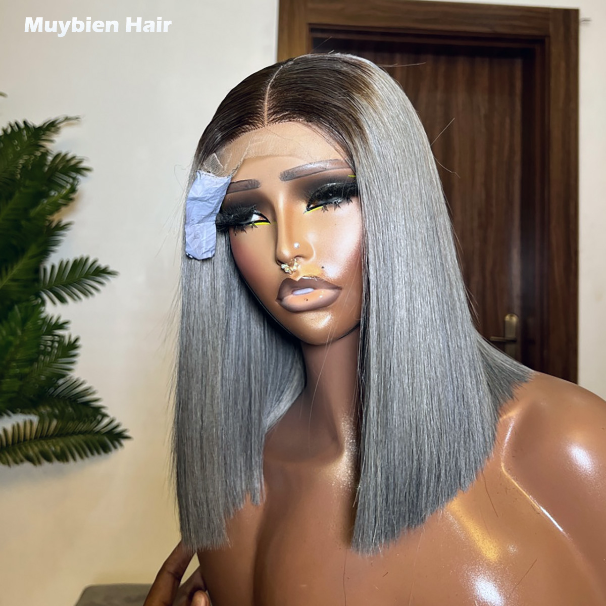Super Double Drawn Bone Straig - огляд і ціна Glueless Wear And Go Human Hair Wig